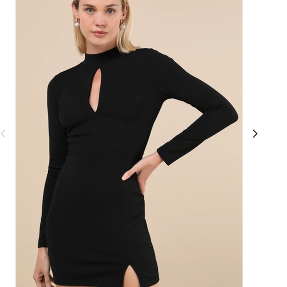 Lulu's Sultry Favorite Black Backless Mini Dress XS - NWOT - Picture 2 of 7